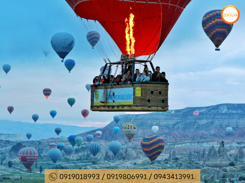 Cappadocia địa điểm chụp ảnh nhiều nhất - Du lịch 360Go